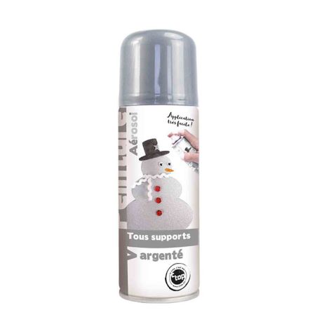 AEROSOL PEINTURE ARGENTE - 122ML