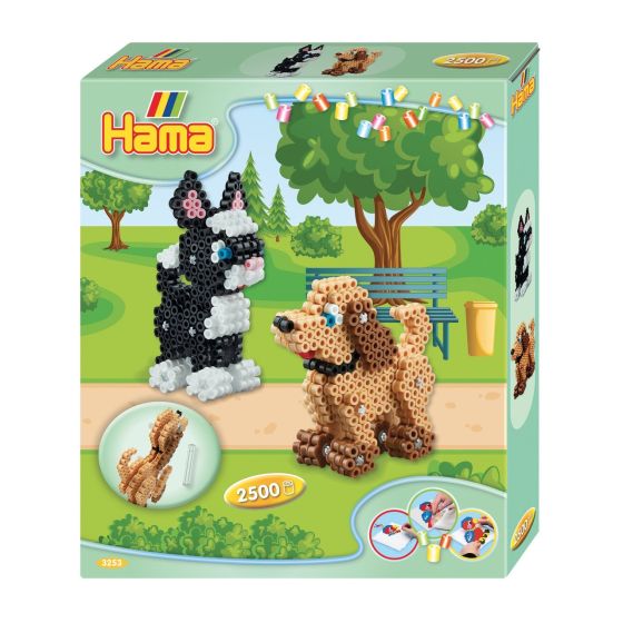 BOITE PERLES HAMA MIDI - CHAT & CHAT 3D