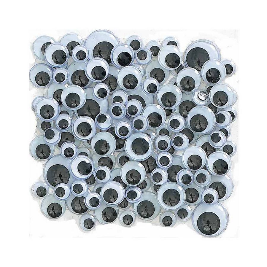 116 YEUX MOBILES NOIRS 8 MM+1,2 CM IM#1582