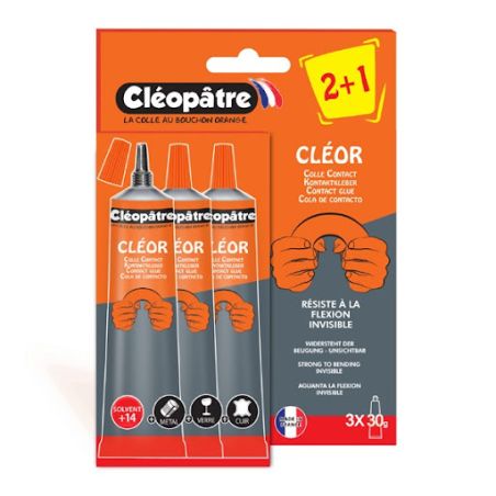 BLISTER DE 3 COLLES CONTACT CLÉOR 30G