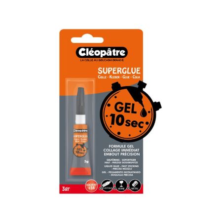 COLLE SUPER GLUE GEL - 3G - CLÉOPÂTRE