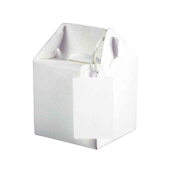 6 BOITES CADEAUX CARTON BLANC 7 X 5 CM IM#1590