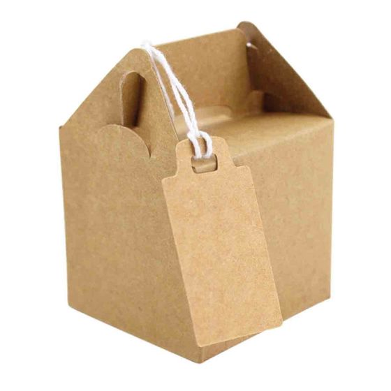 6 BOITES CADEAUX CARTON KRAFT 7 X5CM IM#1591