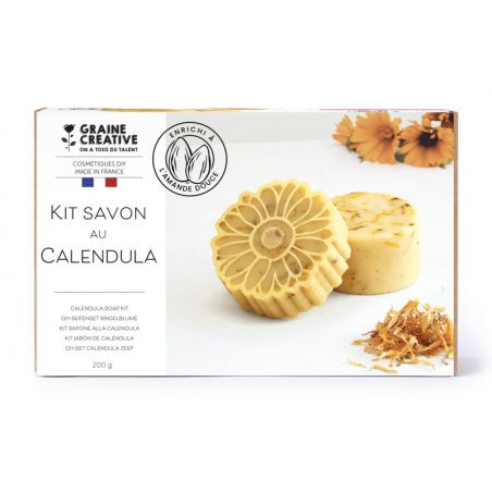 KIT DIY SAVON A L'AMANDE & CALENDULA