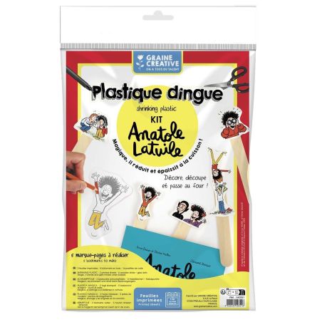 KIT PLASTIQUE DINGUE MARQUE PAGES ANATOLE LATUILE