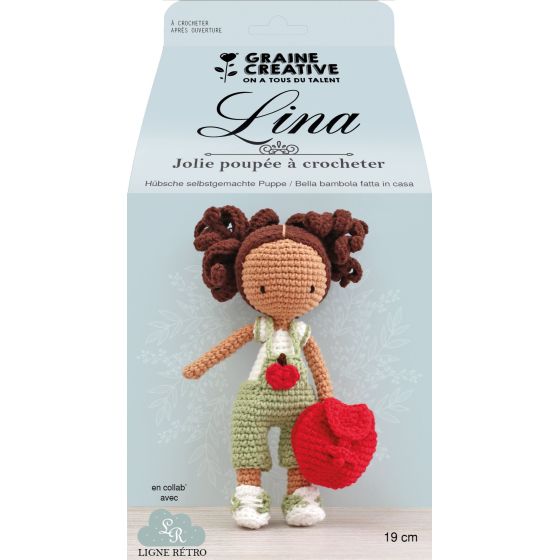 KIT CROCHET POUPEE LINA