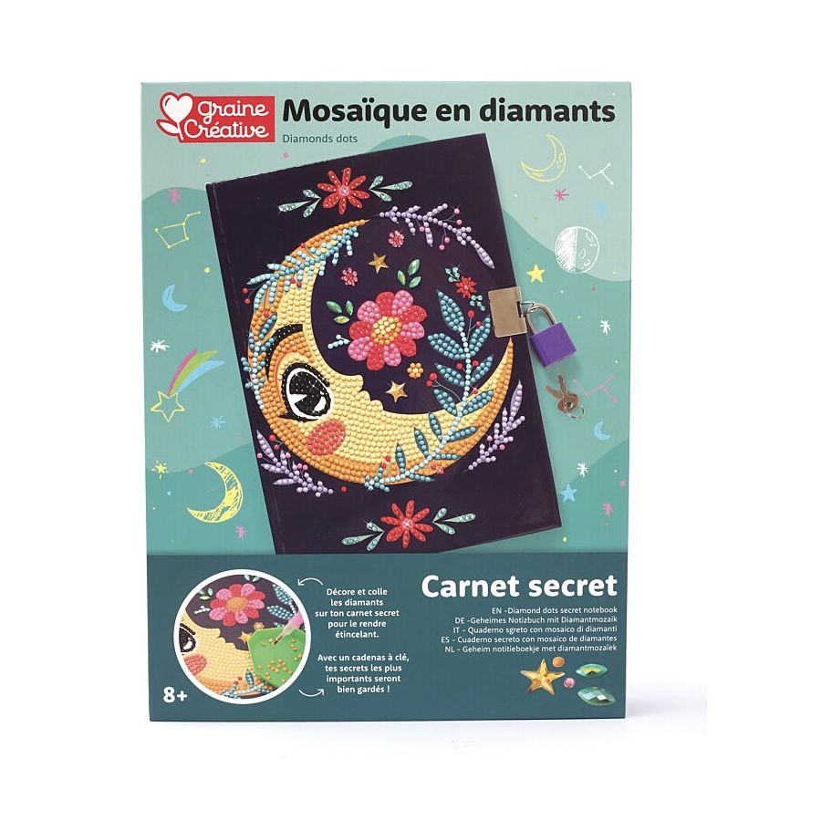 COFFRET CARNET SECRET DIAMOND DOTS