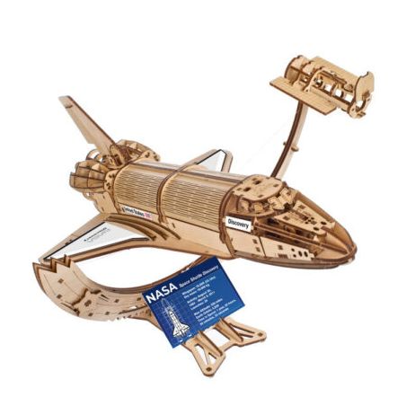 UGEARS MODELES MECANIQUES : NASA SPACE SHUTTLE DISCOVERY 33.5X22.5X29 CM