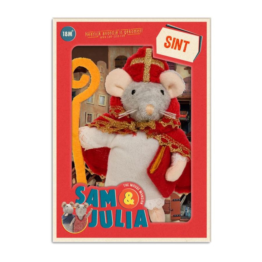 SAM & JULIA PELUCHE : POUPÉE SAINT NICOLAS 12 CM