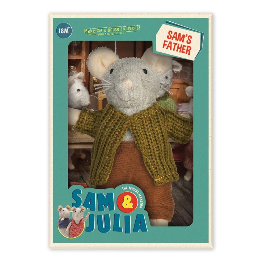 SAM & JULIA PELUCHE : POUPÉE LE PÈRE DE SAM 12 CM