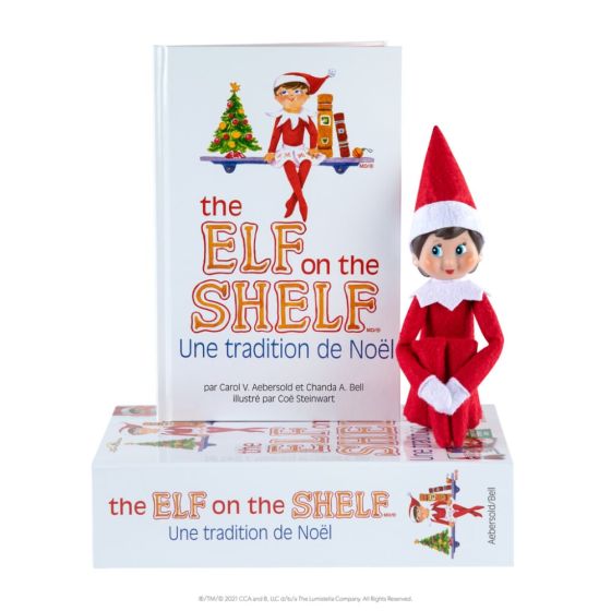 THE ELF ON THE SHELF CADEAU SET : FILLE EN FRANCAIS