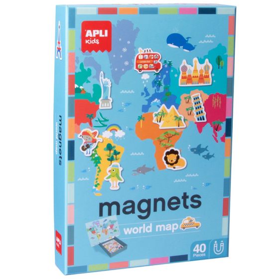 MAGNETS WORLD MAP