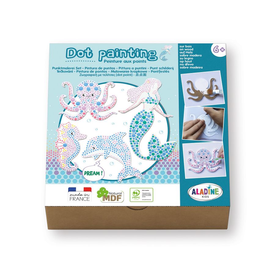 COFFRET DOT PAINTING SIRENE - ALADINE