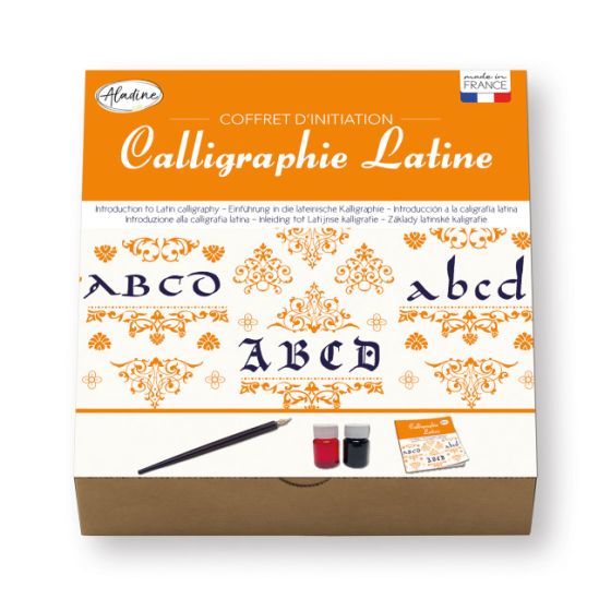 COFFRET INITIATION CALLIGRAPHIE LATINE