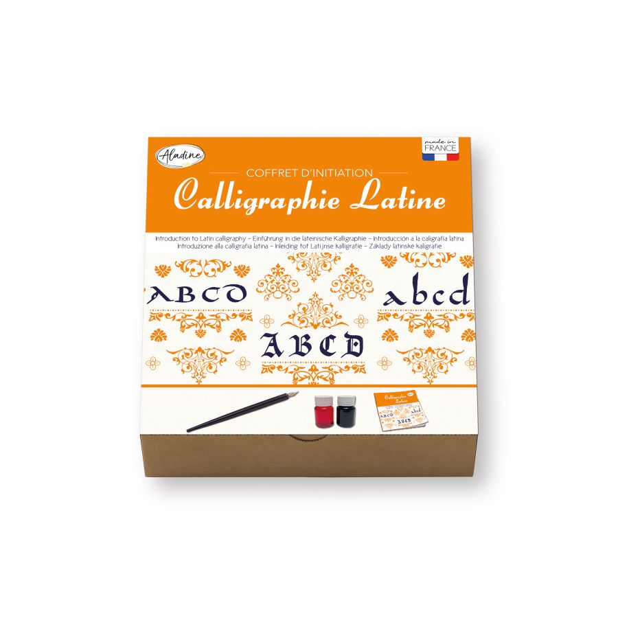 COFFRET INITIATION CALLIGRAPHIE LATINE