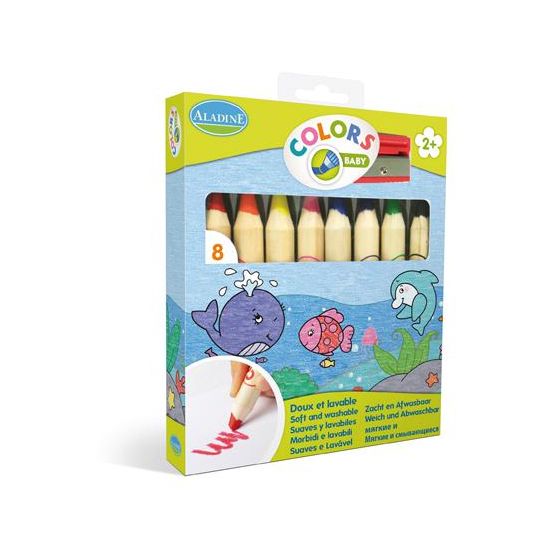 CRAYONS DE COULEUR - BABY JUMBO