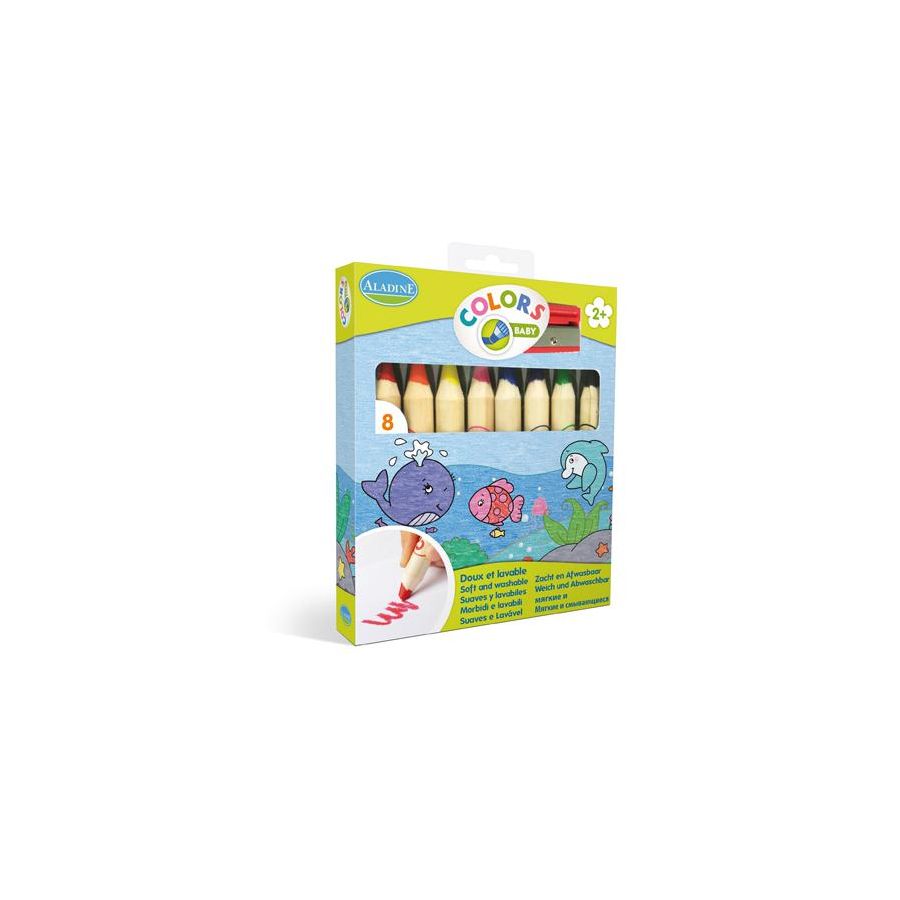 CRAYONS DE COULEUR - BABY JUMBO