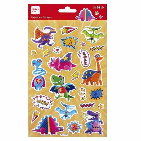 STICKERS DINOSAURES SUPER-HÉROS 1F