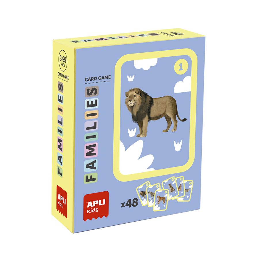 JEU DE CARTES FAMILIES, THEME DES ANIMAUX