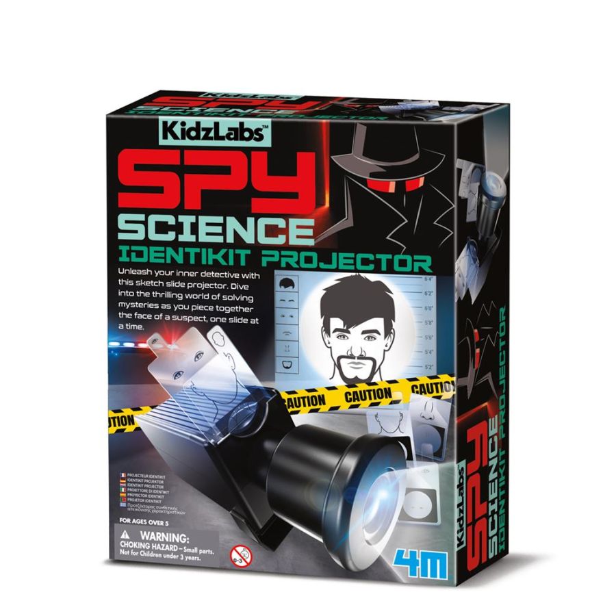 4M KIDZLABS: LA SCIENCE DE L'ESPIONNAGE SCIENTIFIQUE / PROJECTEUR IDENTIKIT