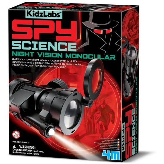 4M KIDZLABS: LA SCIENCE DE L'ESPIONNAGE SCIENTIFIQUE / MONOCULAIRE DE VISION