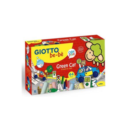 SET GIOTTO BE-BÈ GREEN CAR A COLORIER