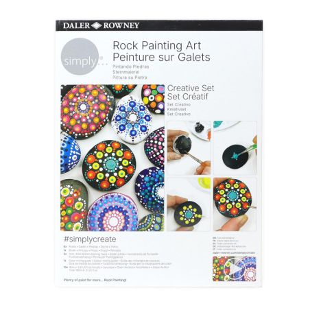 KIT CREATIF DALER ROWNEY PEINTURE SUR GALETS