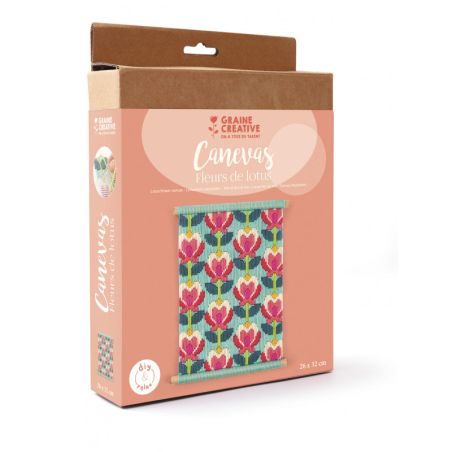 KIT CANEVAS FLEURS DE LOTUS