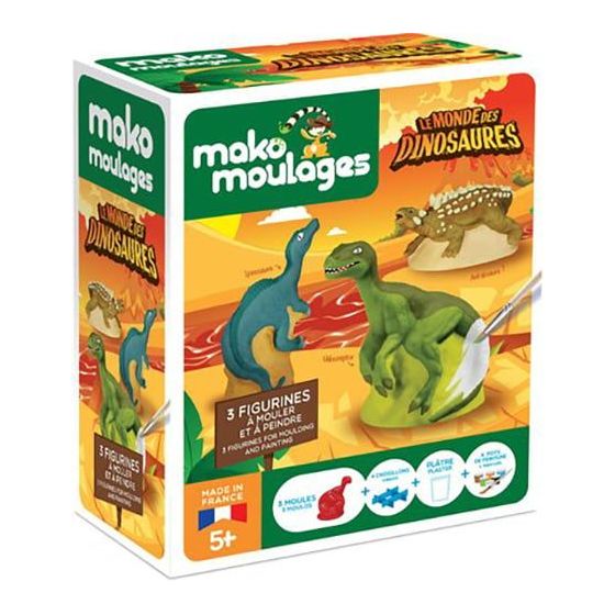 MAKO MOULAGES -  KIT LE MONDE DES DINOSAURES