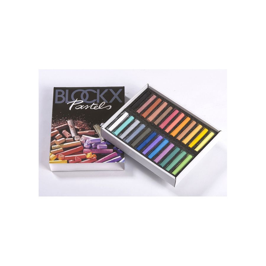 BLOCKX ETUI DE 24 PASTELS ASSORTIS