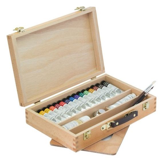 COFFRET - TEMPERA A L'OEUF - SENNELIER ASSORTIMENT 15X21 ML