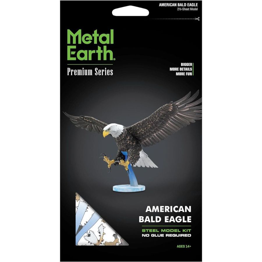 METAL EARTH PREMIUM SERIES : AMERICAN BALD EAGLE