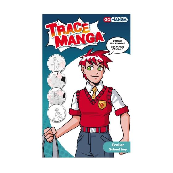 GO MANGA - POCHOIRS MANGA ECOLIER