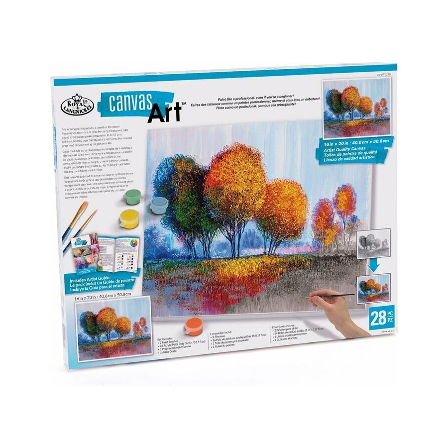 ROYAL & LANGNICKEL - LES ARBRES EN AUTOMNE - 40.6X50.8 CM