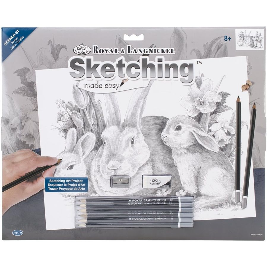 ROYAL & LANGNICKEL - SKETCHING LARGE - LAPINE ET SES PETITS