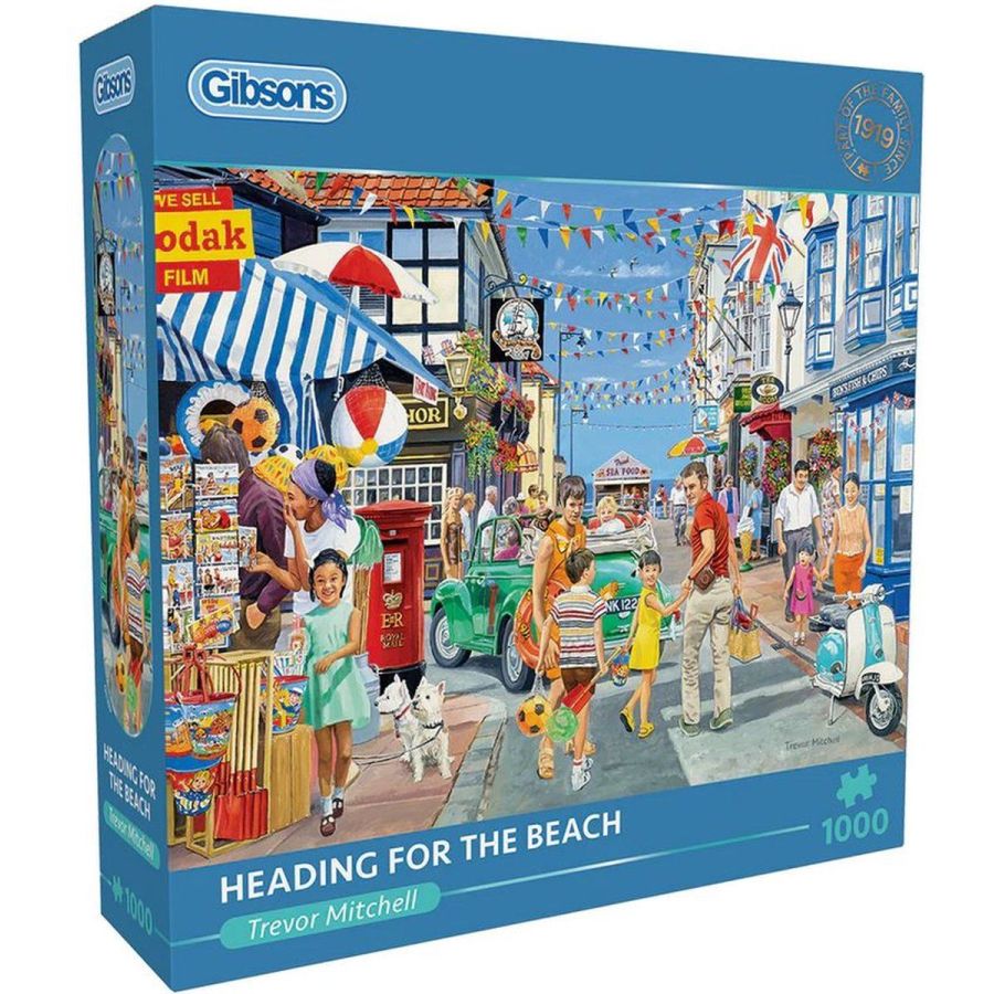 GIBSONS - PUZZLE HEADING FOR THE BEACH HC - 1000 PIECES