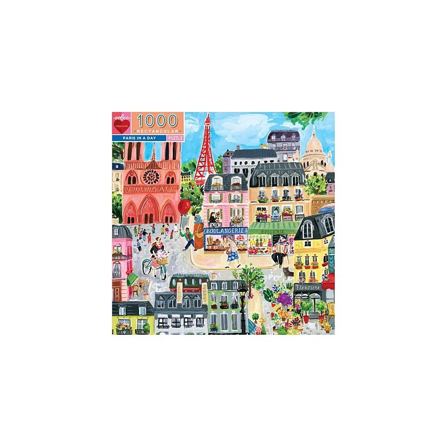 EEBOO - PUZZLE PARIS IN A DAY - 1000 PIECES