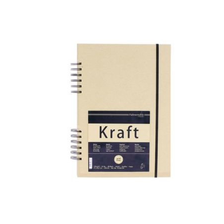 LIVRE SPIRALE KRAFT A5