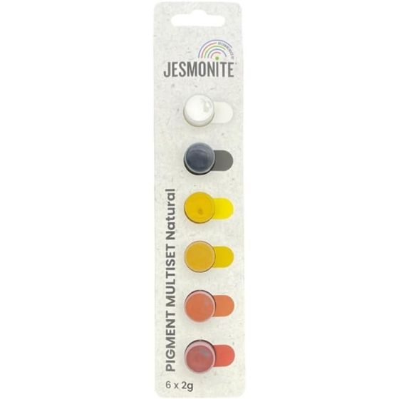 JESMONITE BARRETTE 6x2G PIGMENTS NATURELS