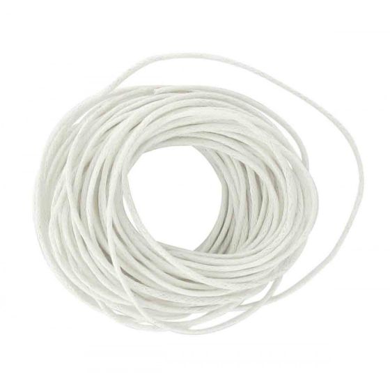 COTON CIRE BLANC 1MM X 5M