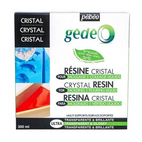 KIT RESINE CRISTAL BIO 300ML PEBEO