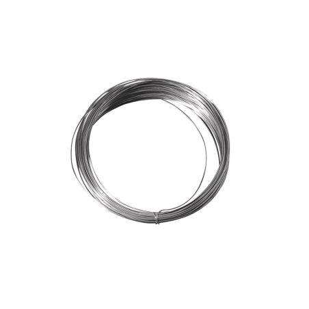 FIL EN CUIVRE SOUPLE 0,60MM-ARGENT