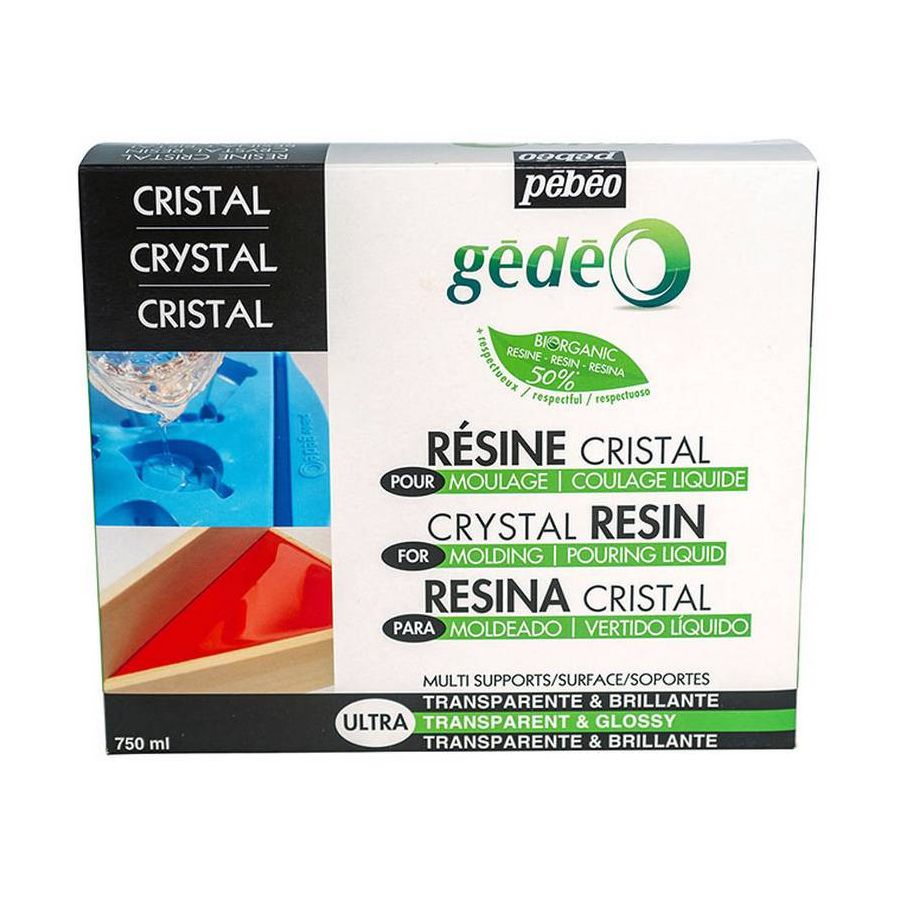 KIT RESINE CRISTAL BIO 750ML   