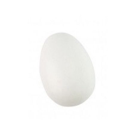 250 OEUF PLASTIQUE BLANC 6CM