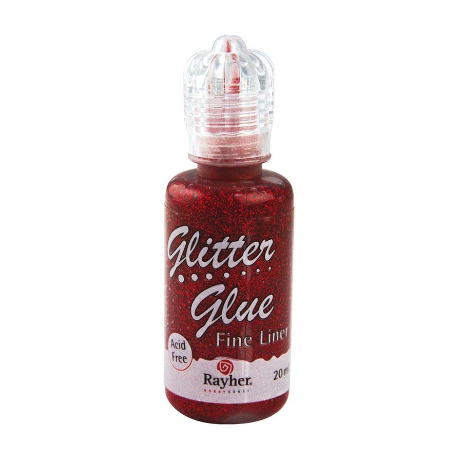 COLLE PAILLETEE METAL 20ML - ROUGE CLASSIQUE IM#1911