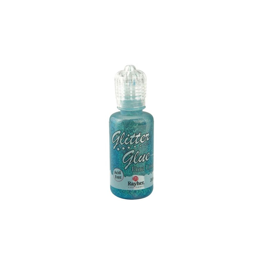 COLLE PAILLETEE IRISEE 20ML - BLEU CLAIR IM#1915