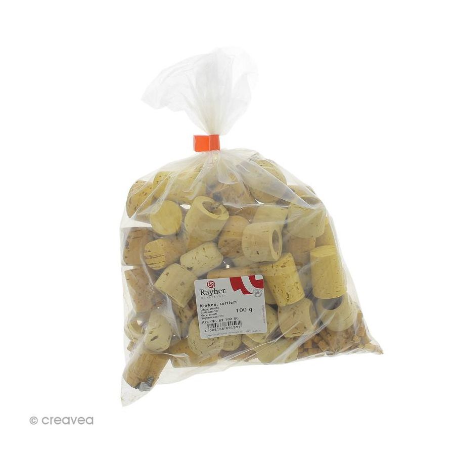 BOUCHONS EN LIEGE ASSORTIMENT 100G IM#1998