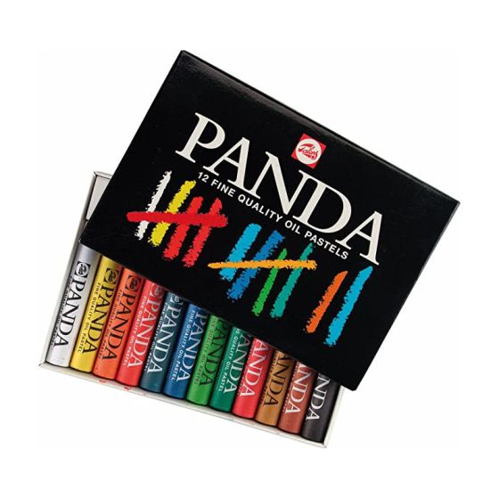 SET 12 PASTELS GRAS PANDA IM#2220