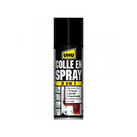 UHU CONTACT SPRAY 3 EN 1 - 200ML