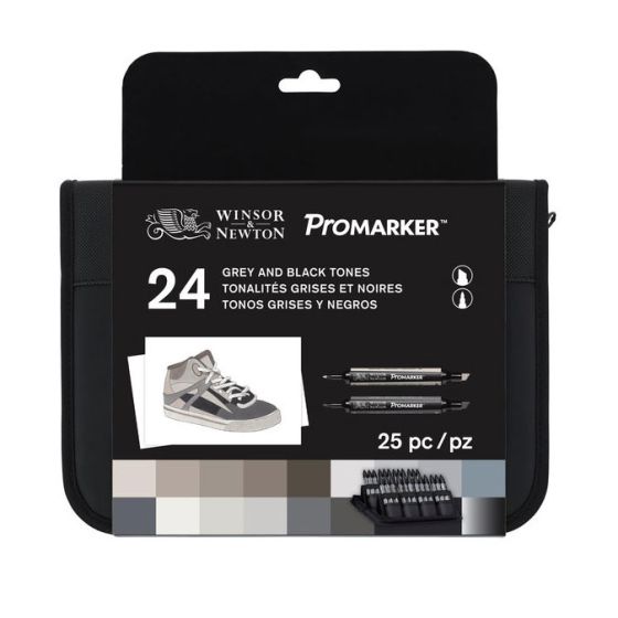 SET 24 PROMARKER - GRIS NOIR IM#2266